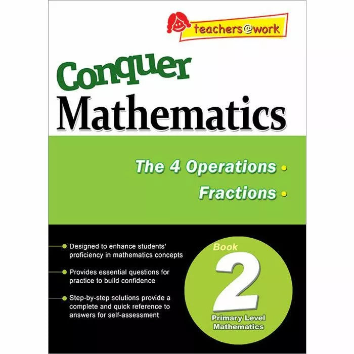 Conquer Mathematics Book 2 - The 4 Operations Fractions