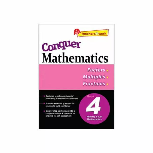 Conquer Mathematics Book 4 - Fractors, Multiples, Fractions