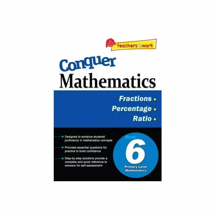 Conquer Mathematics Book 6 - Fractions, Perimeter, Rate