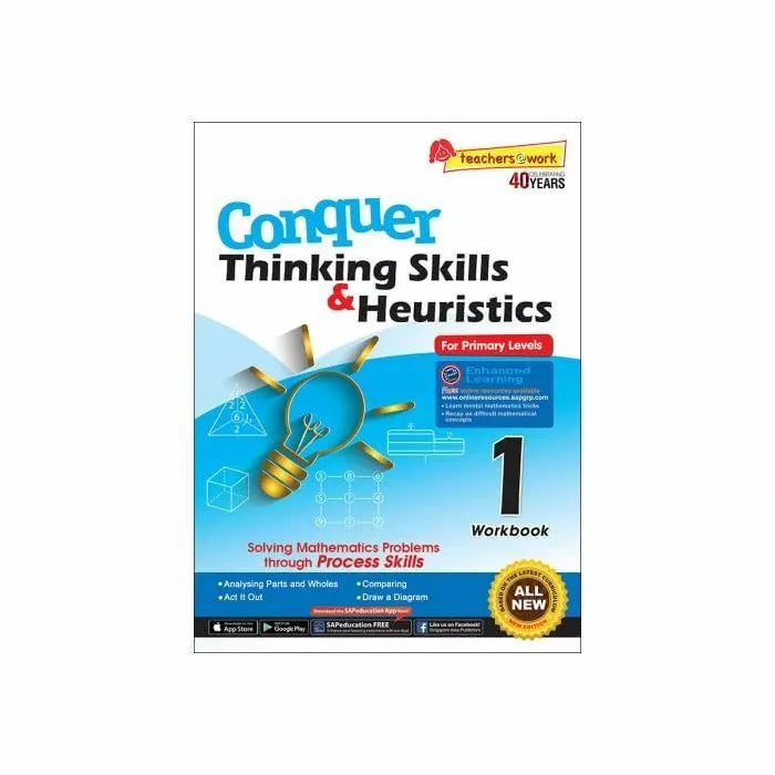 Conquer Thinking Skills & Heuristics Workbook For Primary 1