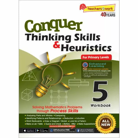 Conquer Thinking Skills & Heuristics Workbook For Primary 5