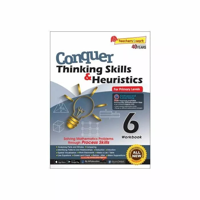 Conquer Thinking Skills & Heuristics Workbook For Primary 6