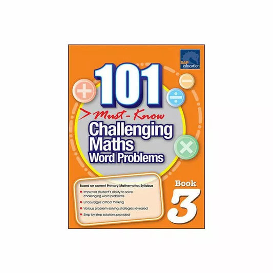 101 Must Know Challenging Maths Word Problems Book 3