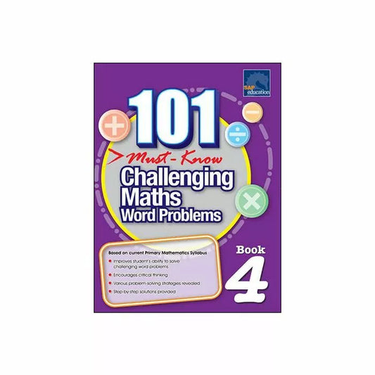101 Must Know Challenging Maths Word Problems Book 4