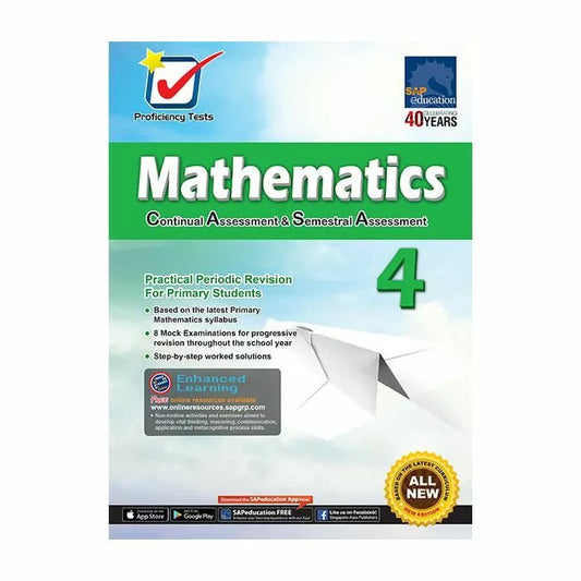 Proficiency Tests - CA & SA Mathematics 4