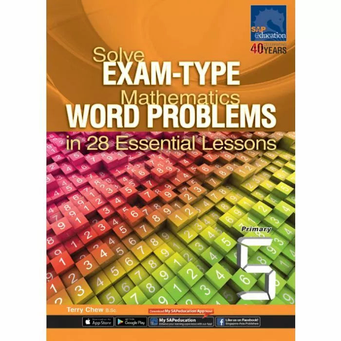 Solve EXAM-TYPE Mathematics WORD Problems in 28 Essential Lessons 5