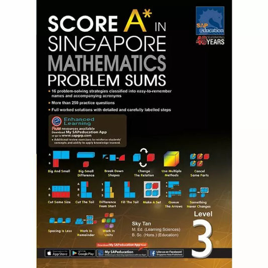 SCORE A* in Singapore Mathematics Problem Sums (Standard Edition) Level 3