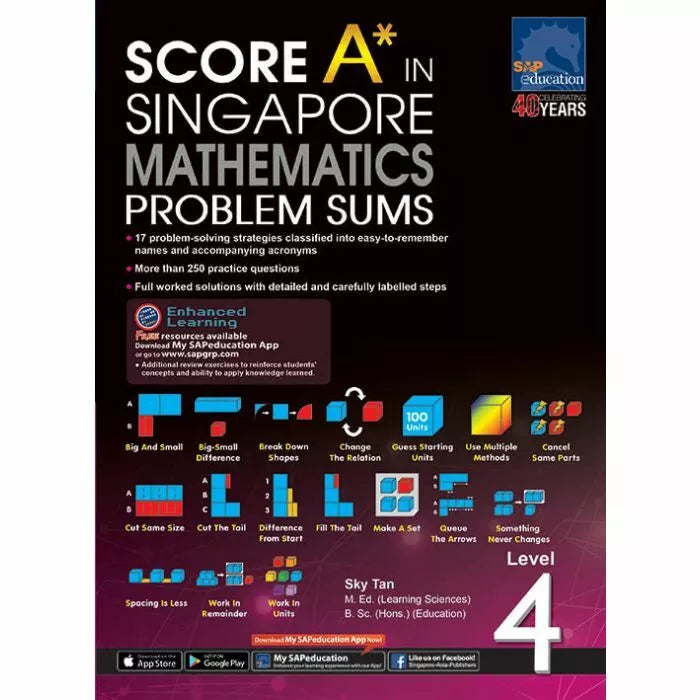 SCORE A* in Singapore Mathematics Problem Sums (Standard Edition) Level 4