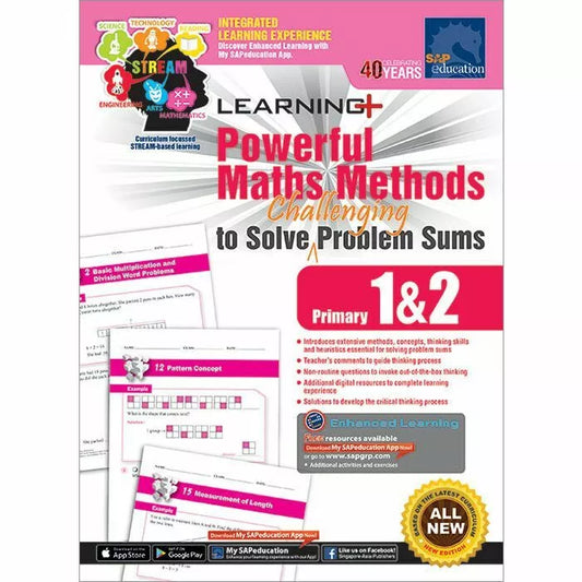 Learning+ Powerful Maths Methods to Solve Challenging Problems Sums Primary 1&2