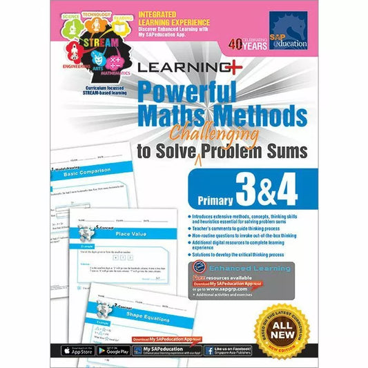 Learning+ Powerful Maths Methods to Solve Challenging Problems Sums Primary 3&4