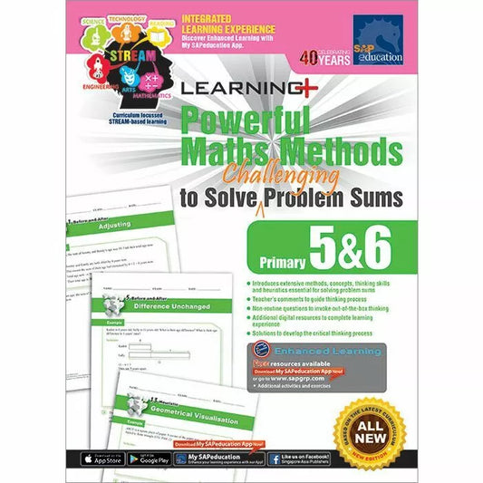 Learning+ Powerful Maths Methods to Solve Challenging Problems Sums Primary 5&6