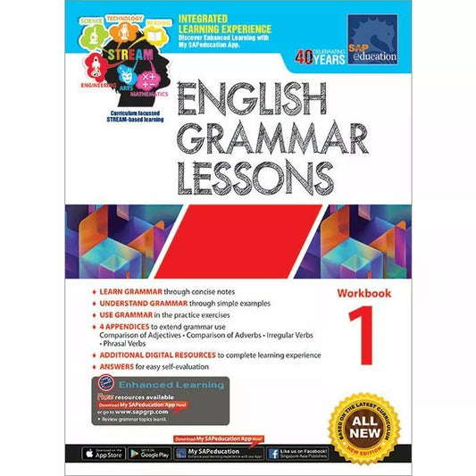 English Grammar Lessons Workbook 1