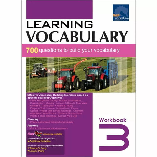 Learning Vocabulary Workbook 3