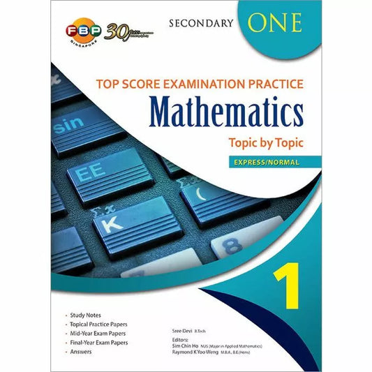Top Score Examination Practice Mathematics Secondary 1
