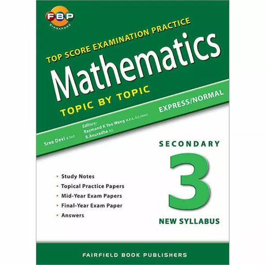 Top Score Examination Practice Mathematics Secondary 3