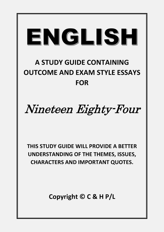 NINETEEN EIGHTY-FOUR (SSRC)