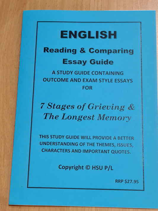 7 Stages of Grieving and The Longest Memory (SSRC)