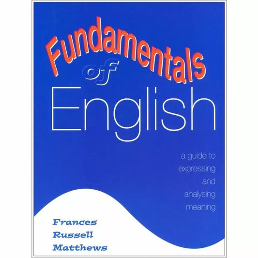 Fundamentals of English