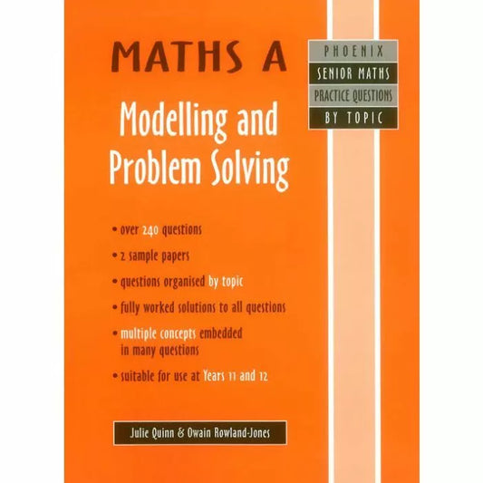 Maths A Modelling and Problem Solving