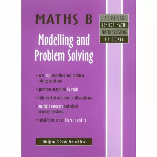 Maths B Modelling and Problem Solving