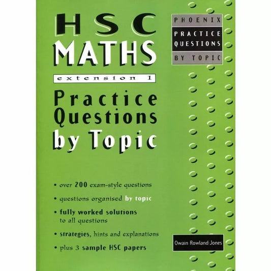 HSC Maths Extension 1 Practice Questions