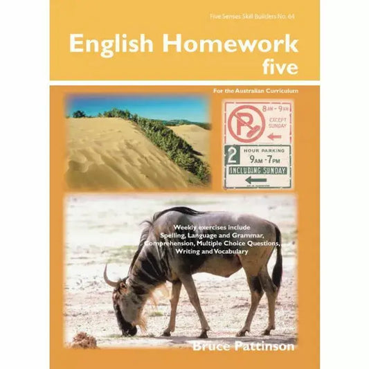 English Homework Book Five
