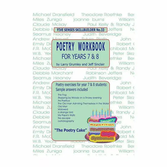 Poetry Workbook for Years 7 & 8
