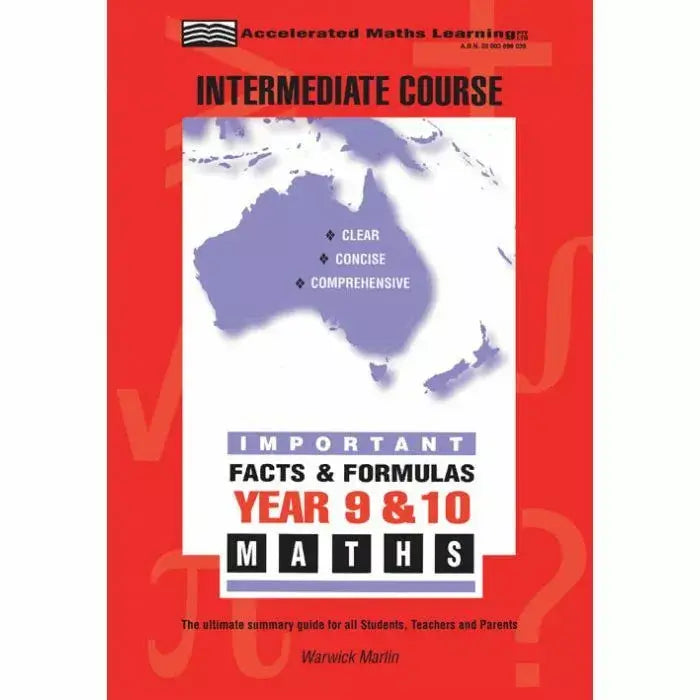 Important Facts & Formulas Year 9 & 10 Maths Intermediate