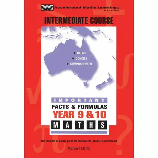 Important Facts & Formulas Year 9 & 10 Maths Intermediate