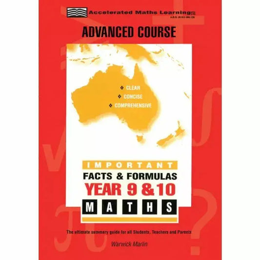 Important Facts & Formulas Year 9 & 10 Maths Advanced
