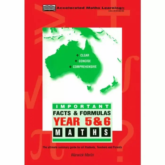 Important Facts & Formulas Year 11 & 12 Maths in Society