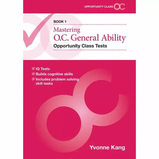 Mastering O.C. General Ability Opportunity Class Tests Book 1