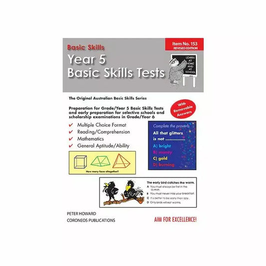 Year 5 Basic Skills Test - Suitable preparation for NAPLAN Tests