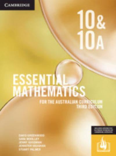 Essential Mathematics for the Australian Curriculum Year 10 Third Edition (Print And Interactive Textbook Powered By HOTMaths)