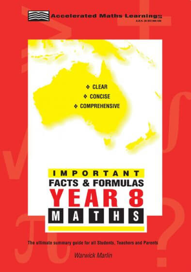 Facts and Formulas Year 8 Maths (All levels)