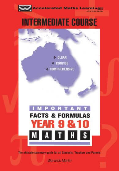 Facts and Formulas Year 9 & 10 Maths Intermediate