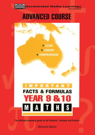 Facts and Formulas Years 9 & 10 Maths Advanced
