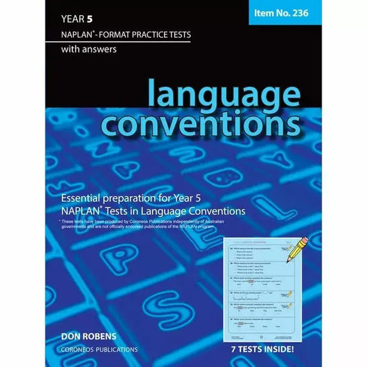 Language Conventions Year 5 - NAPLAN* Format Practice Tests