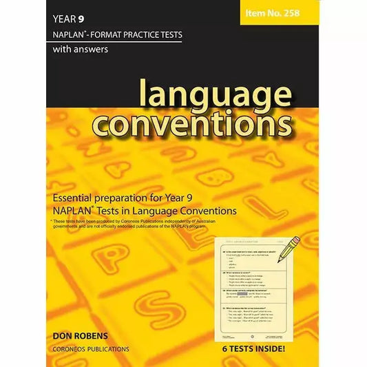 Language Conventions Year 9 - NAPLAN* Format Practice Tests