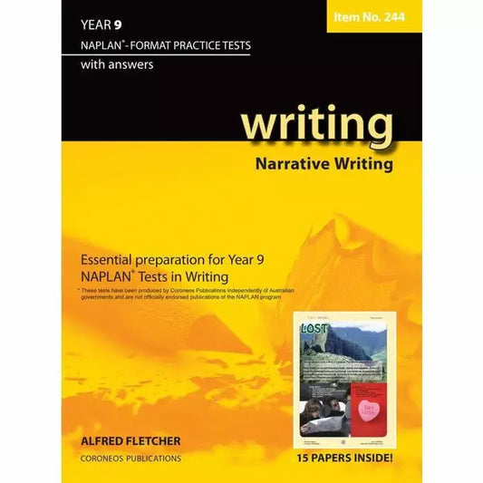 Writing Year 9 - NAPLAN* Format Practice Tests (Narrative Writing)