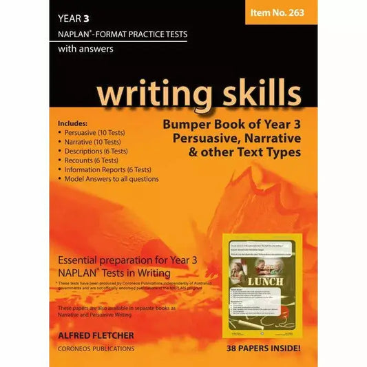 Writing Skills Bumper Book Year 3 NAPLAN* Format Practice Tests