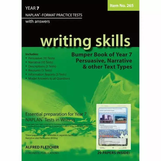 Writing Skills Bumper Book Year 7 NAPLAN* Format Practice Tests