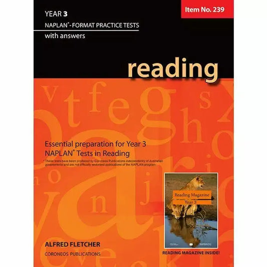 Reading Year 3 - NAPLAN* Format Practice Tests