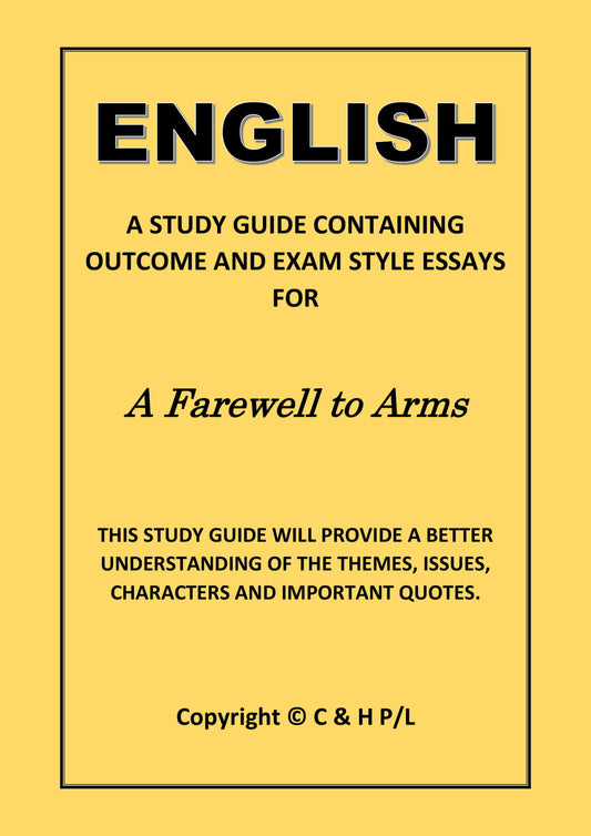 A FAREWELL TO ARMS (SSRC)