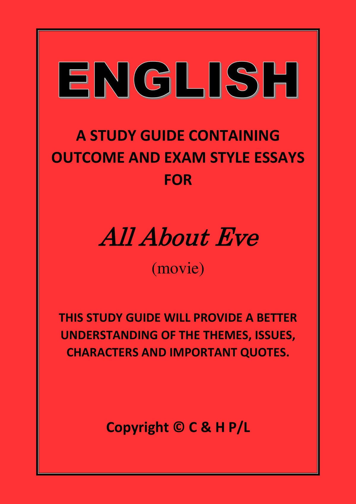 ALL ABOUT EVE (SSRC) – Student Success Resource Centre