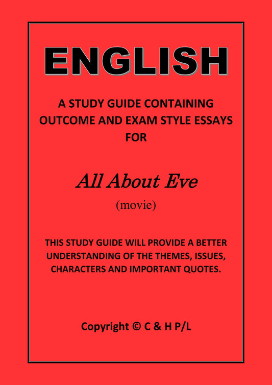 ALL ABOUT EVE (SSRC)