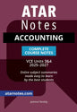 Atar Notes VCE Accounting Units 3&4 Notes
