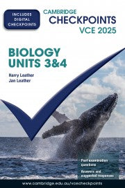 Cambridge Checkpoints VCE Biology Units 3&4 (2025 Digital)
