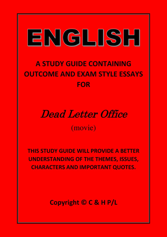 DEAD LETTER OFFICE (SSRC)