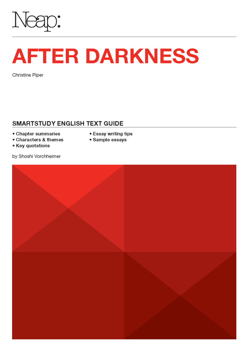 Ssrc Cover After Darkness - Neap text guide – Student Success Resource Centre